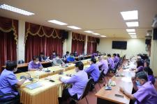 ทน.แม่สอด ร่วมประชุมปรึกษาหารือเกี่ยวกับการขุดเจาะถนนคอนกรีตและท่อแขวนสะพานในเขตเทศบาลนครแม่สอด