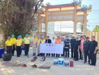 ทน.แม่สอด ร่วมดำเนินการปรับปรุงฌาปนสถานสุสานจีนแม่สอดมูลนิธิสามัคคีการกุศล