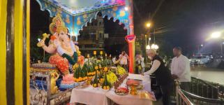 ทน.แม่สอด ร่วมงานเฉลิมฉลองครบรอบ 12 ปี เทวาลัยวงเวียนพระพิฆเนศวร