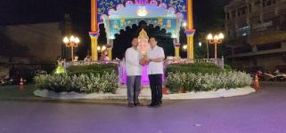 ทน.แม่สอด ร่วมงานเฉลิมฉลองครบรอบ 12 ปี เทวาลัยวงเวียนพระพิฆเนศวร