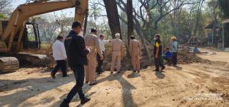 ทน.แม่สอด ลงพื้นที่ตรวจความเรียบร้อยการก่อสร้างท่อระบายน้ำ ชุมชนชุมพลพัฒนา เขตเทศบาลนครแม่สอด