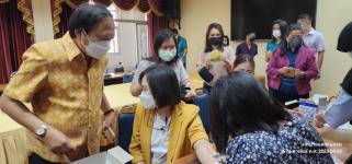 ทน.แม่สอด ตรวจสุขภาพประจำปี 2566 แก่พนักงานและพนักงานจ้าง ในสังกัดเทศบาลนครแม่สอด