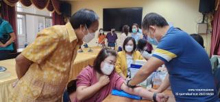 ทน.แม่สอด ตรวจสุขภาพประจำปี 2566 แก่พนักงานและพนักงานจ้าง ในสังกัดเทศบาลนครแม่สอด