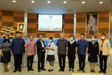 ทน.แม่สอด ร่วมพิธีมอบเครื่องหมายเชิดชูเกียรติ “สดุดีป้องกัน”  ให้แก่ เด็กหญิงวรรณศพร มิ่งขวัญตา และให้กำลังใจแก่ผู้ประสบอัคคีภัย