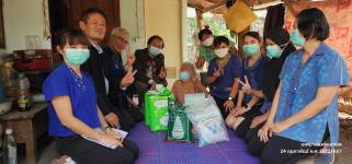 ทน.แม่สอดลงพื้นที่เยี่ยมผู้ป่วยติดเตียงและผู้พิการ ชุมชนประชารักษ์ ชุมชนสันต้นปิน เขตเทศบาลนครแม่สอด