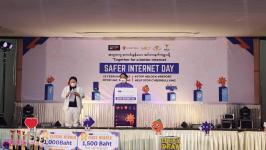 ทน.แม่สอด ร่วมเป็นเกียรติงาน SAFER INTERNET DAY โดยมูลนิธิช่วยไร้พรมแดน 