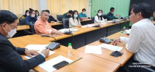 ทน.แม่สอด จัดประชุมคณะกรรมการร่างระเบียบเทศบาลนครแม่สอด ในการขออนุญาตใช้อาคารศูนย์กีฬาและสนามกีฬา เทศบาลนครแม่สอด