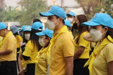 ทน.แม่สอด จัดกิจกรรมจิตอาสาพัฒนาวัดเนื่องในวันมาฆบูชา