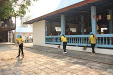 ทน.แม่สอด จัดกิจกรรมจิตอาสาพัฒนาวัดเนื่องในวันมาฆบูชา