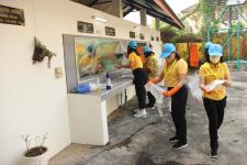 ทน.แม่สอด จัดกิจกรรมจิตอาสาพัฒนาวัดเนื่องในวันมาฆบูชา