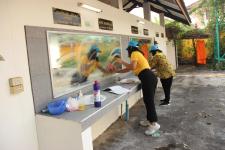 ทน.แม่สอด จัดกิจกรรมจิตอาสาพัฒนาวัดเนื่องในวันมาฆบูชา