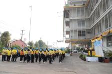 ทน.แม่สอด จัดกิจกรรมจิตอาสาพัฒนาวัดเนื่องในวันมาฆบูชา