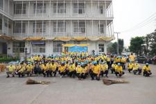 ทน.แม่สอด จัดกิจกรรมจิตอาสาพัฒนาวัดเนื่องในวันมาฆบูชา