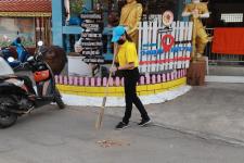 ทน.แม่สอด จัดกิจกรรมจิตอาสาพัฒนาวัดเนื่องในวันมาฆบูชา