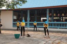 ทน.แม่สอด จัดกิจกรรมจิตอาสาพัฒนาวัดเนื่องในวันมาฆบูชา