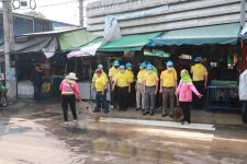 ทน.แม่สอด จัดกิจกรรมจิตอาสาพัฒนาวัดเนื่องในวันมาฆบูชา