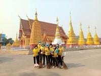 ทน.แม่สอด จัดกิจกรรมจิตอาสาพัฒนาวัดเนื่องในวันมาฆบูชา ประจำปี 2566