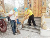 ทน.แม่สอด จัดกิจกรรมจิตอาสาพัฒนาวัดเนื่องในวันมาฆบูชา ประจำปี 2566