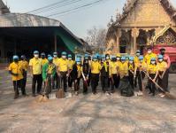 ทน.แม่สอด จัดกิจกรรมจิตอาสาพัฒนาวัดเนื่องในวันมาฆบูชา ประจำปี 2566