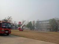 ทน.แม่สอด ดำเนินการฉีดล้างถนนและพ่นละอองน้ำ เพื่อลดปัญหาฝุ่นละออง (PM2.5) เขตเทศบาลนครแม่สอด วันพฤหัสบดี ที่ 9 มีนาคม 2566 