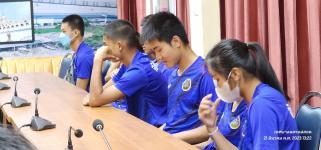 ทน.แม่สอด มอบโอวาทคณะนักกีฬา โรงเรียนกีฬาเทศบาลนครแม่สอด เพื่อเข้ารวมการแข่งขันกีฬาเยาวชนแห่งชาติ ครั้งที่ 38 นครสวรรค์เกมส์ 