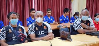 ทน.แม่สอด มอบโอวาทคณะนักกีฬา โรงเรียนกีฬาเทศบาลนครแม่สอด เพื่อเข้ารวมการแข่งขันกีฬาเยาวชนแห่งชาติ ครั้งที่ 38 นครสวรรค์เกมส์ 