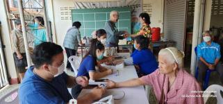 ทน.แม่สอด ร่วมกิจกรรมชมรมผู้สูงอายุชุมชนสันต้นปิน ประจำเดือนมีนาคม