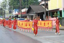 ทน.แม่สอด ร่วมพิธีอัญเชิญพระบรมรูปหล่อสมเด็จพระเจ้าตากสินมหาราช (ทรงม้า) ประดิษฐาน ณ วงเวียนแยกอุ้มผาง อำเภอแม่สอด จังหวัดตาก