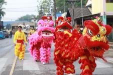 ทน.แม่สอด ร่วมพิธีอัญเชิญพระบรมรูปหล่อสมเด็จพระเจ้าตากสินมหาราช (ทรงม้า) ประดิษฐาน ณ วงเวียนแยกอุ้มผาง อำเภอแม่สอด จังหวัดตาก