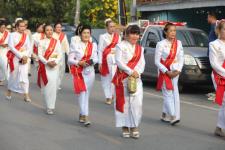 ทน.แม่สอด ร่วมพิธีอัญเชิญพระบรมรูปหล่อสมเด็จพระเจ้าตากสินมหาราช (ทรงม้า) ประดิษฐาน ณ วงเวียนแยกอุ้มผาง อำเภอแม่สอด จังหวัดตาก