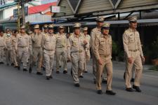 ทน.แม่สอด ร่วมพิธีอัญเชิญพระบรมรูปหล่อสมเด็จพระเจ้าตากสินมหาราช (ทรงม้า) ประดิษฐาน ณ วงเวียนแยกอุ้มผาง อำเภอแม่สอด จังหวัดตาก