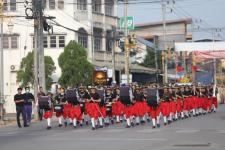 ทน.แม่สอด ร่วมพิธีอัญเชิญพระบรมรูปหล่อสมเด็จพระเจ้าตากสินมหาราช (ทรงม้า) ประดิษฐาน ณ วงเวียนแยกอุ้มผาง อำเภอแม่สอด จังหวัดตาก