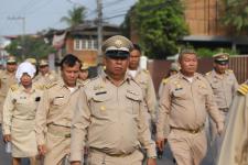 ทน.แม่สอด ร่วมพิธีอัญเชิญพระบรมรูปหล่อสมเด็จพระเจ้าตากสินมหาราช (ทรงม้า) ประดิษฐาน ณ วงเวียนแยกอุ้มผาง อำเภอแม่สอด จังหวัดตาก