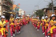 ทน.แม่สอด ร่วมพิธีอัญเชิญพระบรมรูปหล่อสมเด็จพระเจ้าตากสินมหาราช (ทรงม้า) ประดิษฐาน ณ วงเวียนแยกอุ้มผาง อำเภอแม่สอด จังหวัดตาก