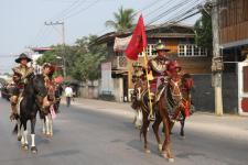 ทน.แม่สอด ร่วมพิธีอัญเชิญพระบรมรูปหล่อสมเด็จพระเจ้าตากสินมหาราช (ทรงม้า) ประดิษฐาน ณ วงเวียนแยกอุ้มผาง อำเภอแม่สอด จังหวัดตาก