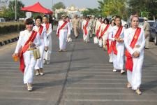 ทน.แม่สอด ร่วมพิธีอัญเชิญพระบรมรูปหล่อสมเด็จพระเจ้าตากสินมหาราช (ทรงม้า) ประดิษฐาน ณ วงเวียนแยกอุ้มผาง อำเภอแม่สอด จังหวัดตาก