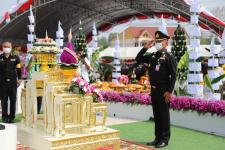 ทน.แม่สอด ร่วมพิธีอัญเชิญพระบรมรูปหล่อสมเด็จพระเจ้าตากสินมหาราช (ทรงม้า) ประดิษฐาน ณ วงเวียนแยกอุ้มผาง อำเภอแม่สอด จังหวัดตาก