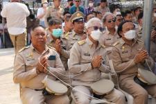 ทน.แม่สอด ร่วมพิธีอัญเชิญพระบรมรูปหล่อสมเด็จพระเจ้าตากสินมหาราช (ทรงม้า) ประดิษฐาน ณ วงเวียนแยกอุ้มผาง อำเภอแม่สอด จังหวัดตาก