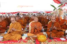 ทน.แม่สอด ร่วมพิธีอัญเชิญพระบรมรูปหล่อสมเด็จพระเจ้าตากสินมหาราช (ทรงม้า) ประดิษฐาน ณ วงเวียนแยกอุ้มผาง อำเภอแม่สอด จังหวัดตาก