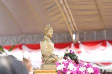 ทน.แม่สอด ร่วมพิธีอัญเชิญพระบรมรูปหล่อสมเด็จพระเจ้าตากสินมหาราช (ทรงม้า) ประดิษฐาน ณ วงเวียนแยกอุ้มผาง อำเภอแม่สอด จังหวัดตาก