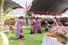 ทน.แม่สอด ร่วมพิธีอัญเชิญพระบรมรูปหล่อสมเด็จพระเจ้าตากสินมหาราช (ทรงม้า) ประดิษฐาน ณ วงเวียนแยกอุ้มผาง อำเภอแม่สอด จังหวัดตาก