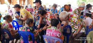 ทน.แม่สอด เข้าร่วมพิธีเปิดโครงการประเพณีท้องถิ่นสรงน้ำพระธาตุเจดีย์พญาหน่อกวิ้น ประจำปี 2566