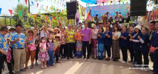 ทน.แม่สอด เข้าร่วมพิธีเปิดโครงการประเพณีท้องถิ่นสรงน้ำพระธาตุเจดีย์พญาหน่อกวิ้น ประจำปี 2566