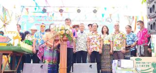 ทน.แม่สอด เข้าร่วมพิธีเปิดโครงการประเพณีท้องถิ่นสรงน้ำพระธาตุเจดีย์พญาหน่อกวิ้น ประจำปี 2566