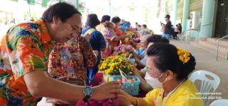 ทน.แม่สอด เข้าร่วมงานสงกรานต์ไทย สุขใจ๋ปี๋ใหม่เมืองชมรมผู้สูงอายุอำเภอแม่สอด