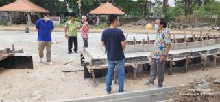 ทน.แม่สอด ลงพื้นที่ติดตามความคืบหน้างานก่อสร้างพระตำหนัก  สมเด็จพระนเรศวรมหาราช และศาลหลักเมือง