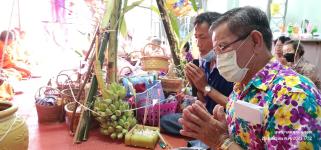 ทน.แม่สอด ร่วมพิธีสืบชะตาส่งเคราะห์บ้าน ชุมชนบัวคูณ และชุมชนสักทอง
