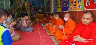 ทน.แม่สอด ร่วมพิธีสืบชะตาส่งเคราะห์บ้าน ชุมชนบัวคูณ และชุมชนสักทอง