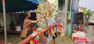 ทน.แม่สอด ร่วมพิธีสืบชะตาส่งเคราะห์บ้าน ชุมชนบัวคูณ และชุมชนสักทอง