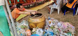 ทน.แม่สอด ร่วมพิธีสืบชะตาส่งเคราะห์บ้าน ชุมชนบัวคูณ และชุมชนสักทอง